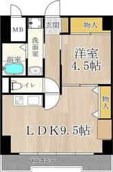 三国駅 徒歩10分 9階の物件間取画像